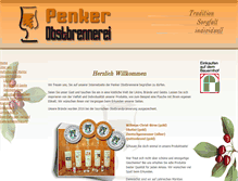 Tablet Screenshot of penker-obstbrennerei.de